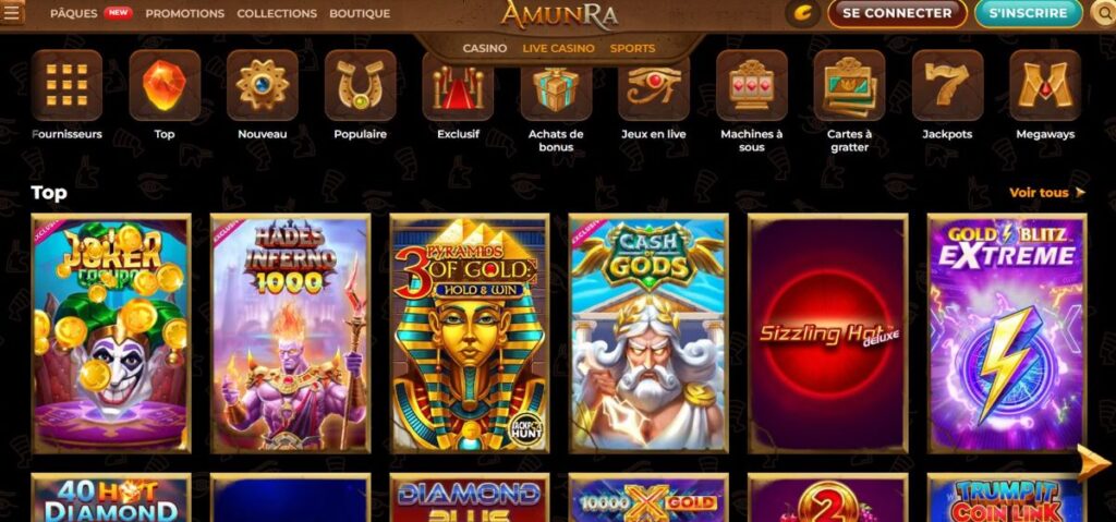 Amunra-casino-games-1024x479 Avis Amunra Casino Crypto : 100% jusqu’à 500€ + 200FS | 2025