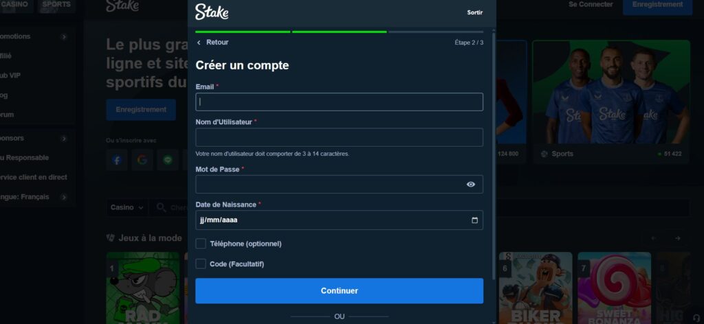 Inscription-3-1024x472 Avis Stake Casino Crypto : Des Promotions alléchantes | 2025