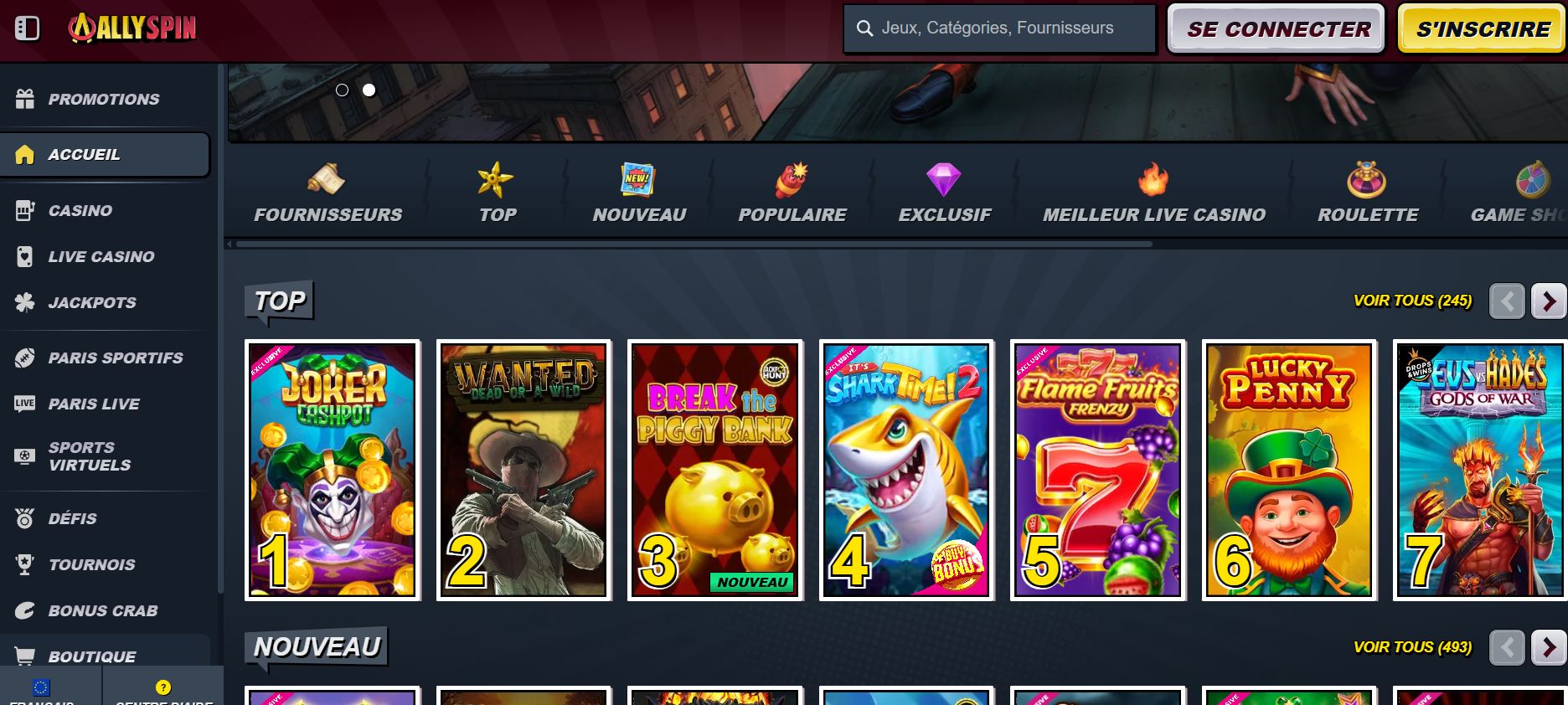 accueil allyspin