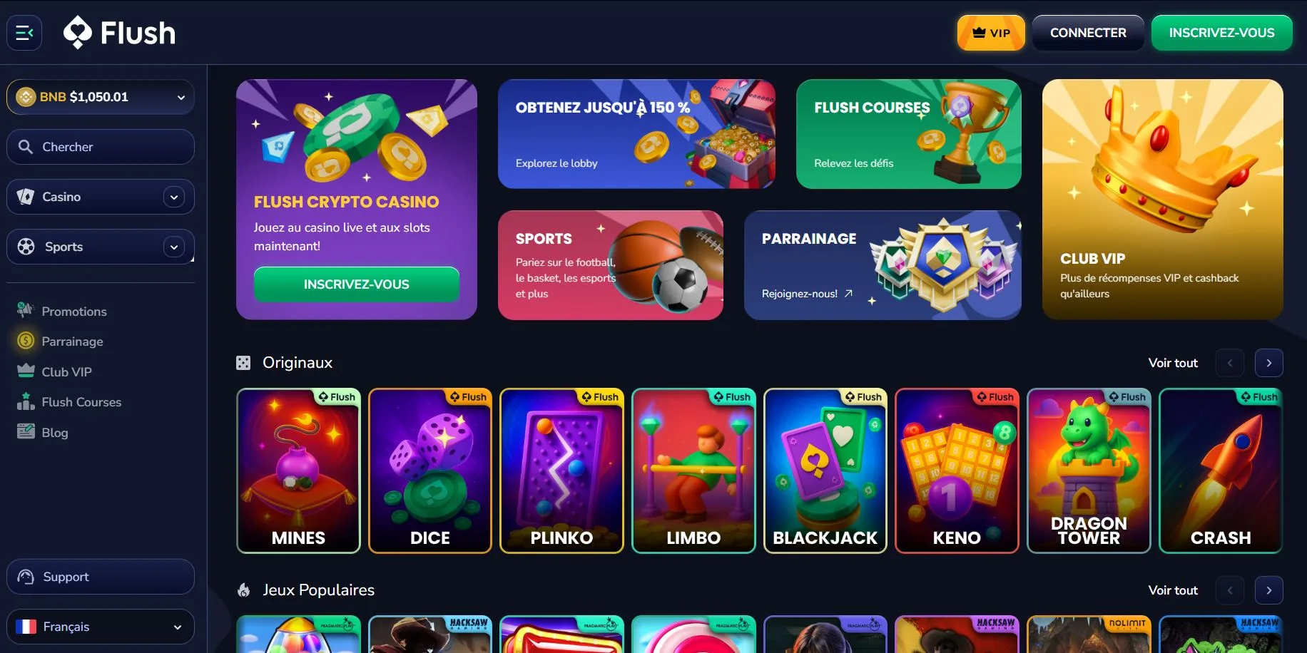 flush casino