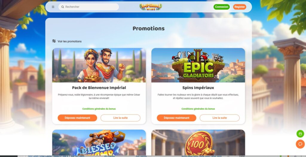 Promos-1024x526 Avis Imperial Wins Casino Crypto : Jusqu’à 1 000 € | 2025