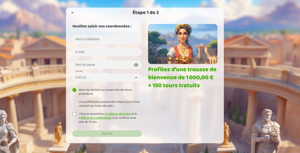 inscription-4-1024x522 Avis Imperial Wins Casino Crypto : Jusqu’à 1 000 € | 2025
