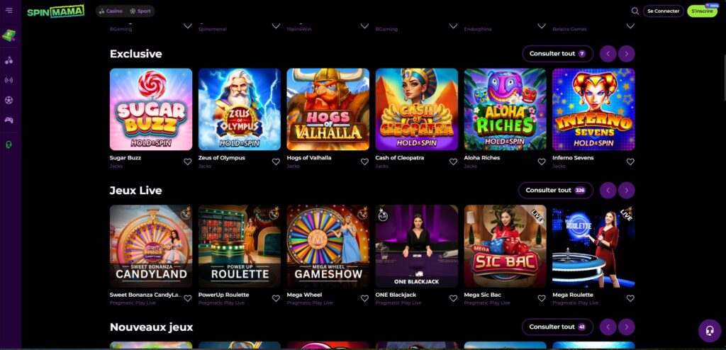 jeux-casino-1-1024x494 Avis SpinMama Casino Crypto : Jusqu’à 450 € + 250 FS | 2025