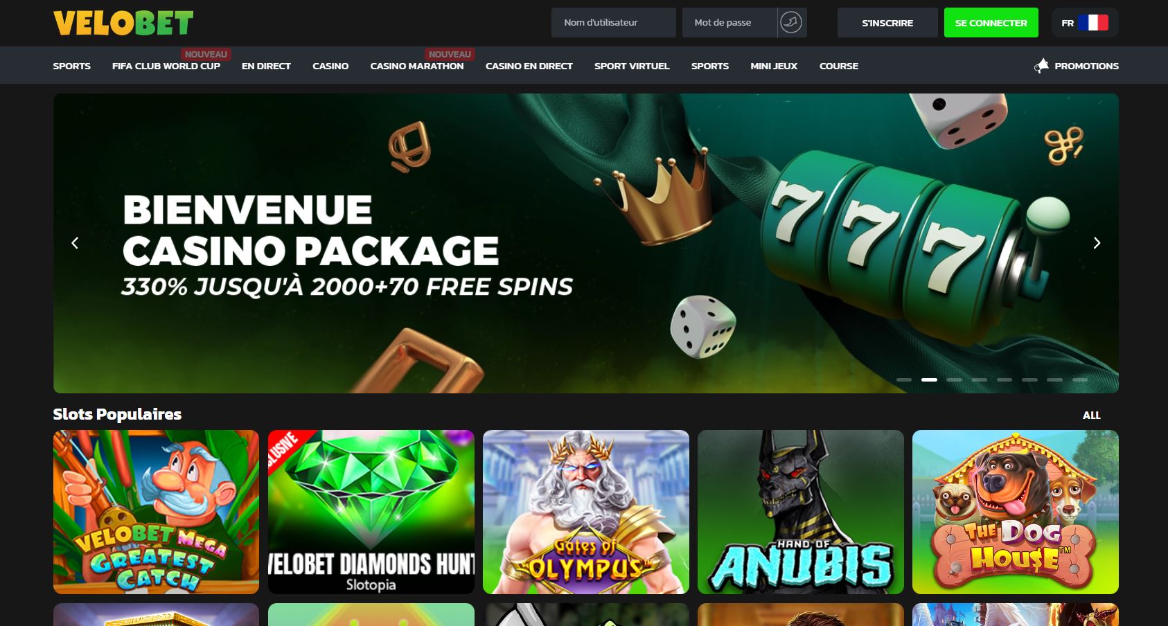 Velobet casino