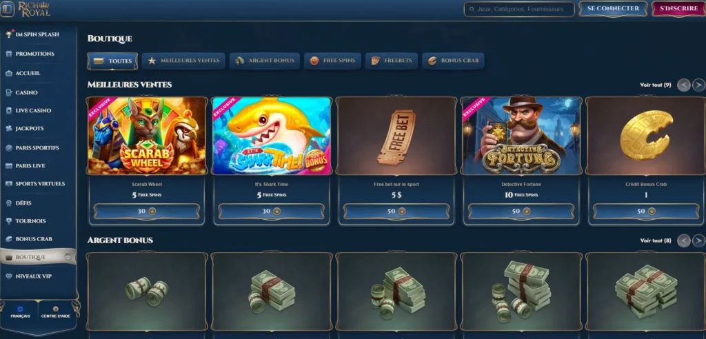 boutique-1024x492 Rich Royal Casino Avis 2025 - Bonus jusqu’à 7 500 € + 225 FS