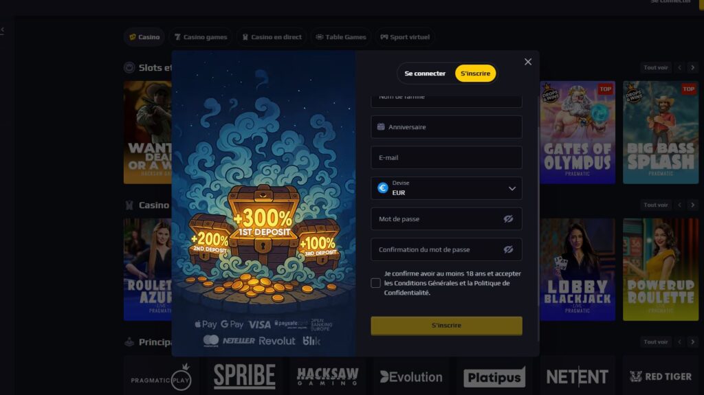 inscription-1-1024x575 Avis Chancer Casino Crypto : Bonus 700% Jusqu’à 600 € | 2025