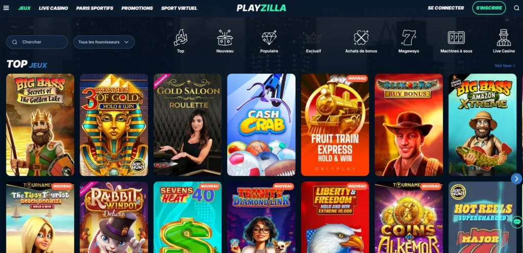 jeux-casino-3-1024x495 Playzilla Casino Avis : Crypto, Bonus 500€ + 200FS | 2025