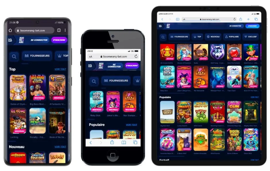 mobile-casino-3 Boomerang Bet Casino Avis 2025 - Bonus jusqu’à 500€ + 200 FS