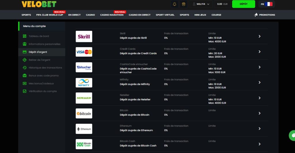 paiement-1024x530 Avis VeloBet Bookmaker Crypto : Ma Revue Complète en 2025