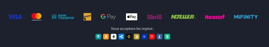 paiement-6-1024x182 Lucky Hunter Casino Avis 2025 – Bonus 25 000 CAD + 350 TG