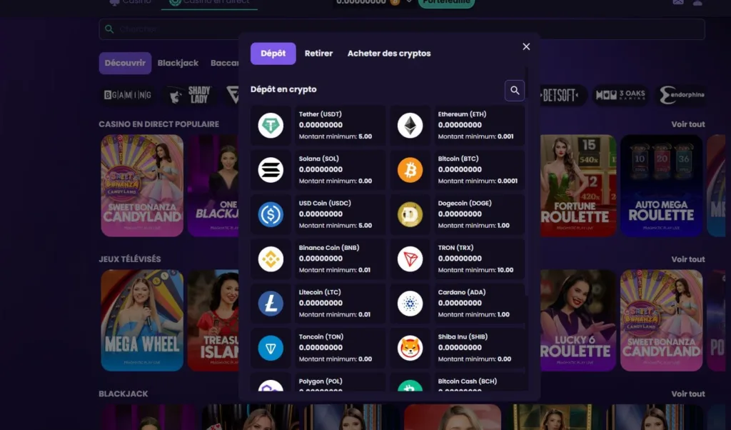 paiement-8-1024x602 No KYC Casino Avis 2025 : Bonus 25 000 USDT + 10 % Cashback