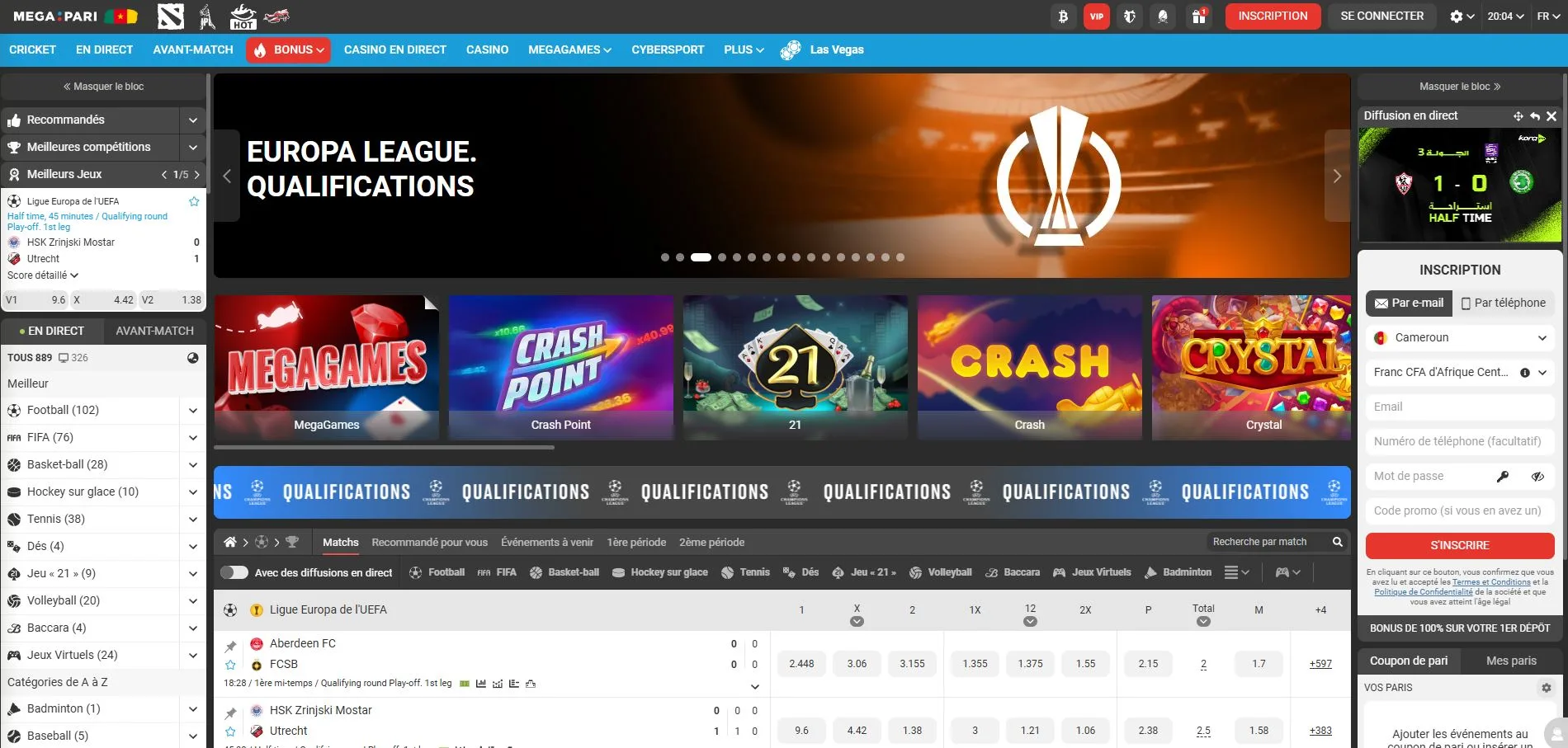 mega pari bookmaker