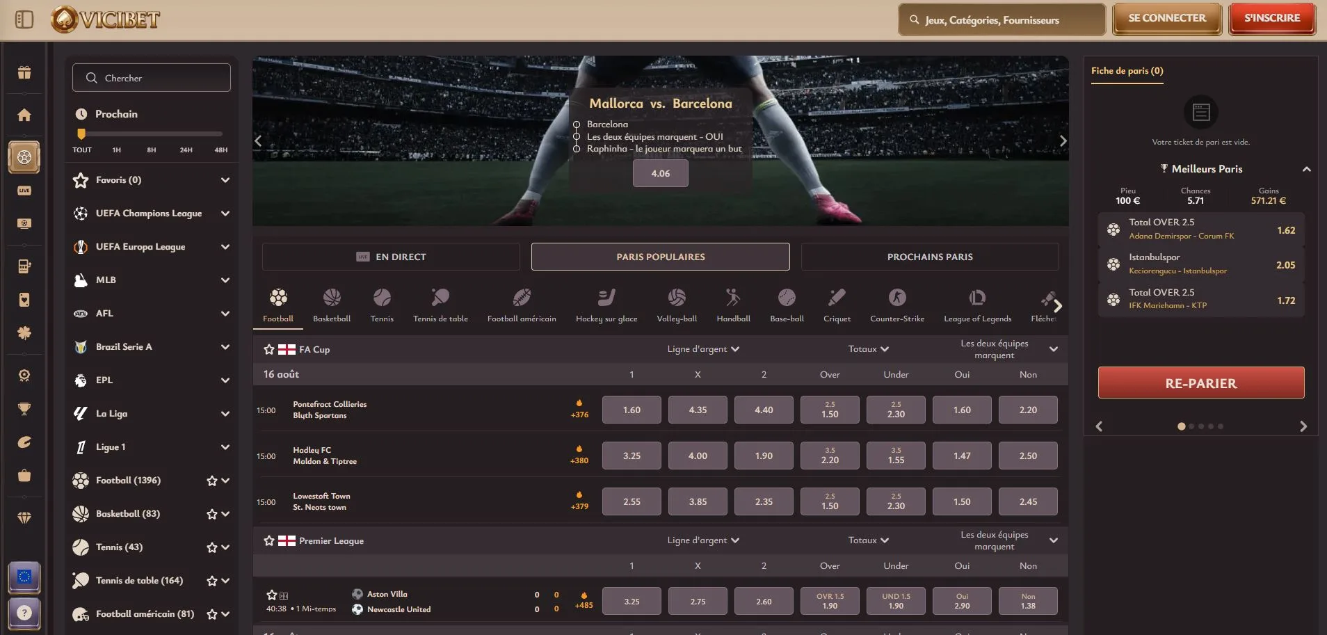 vicibet sports