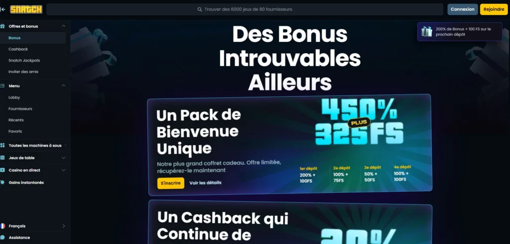 bonus-3-1024x491 Snatch Casino Avis 2025 : Bonus jusqu’à 4 000 € + 325 FS