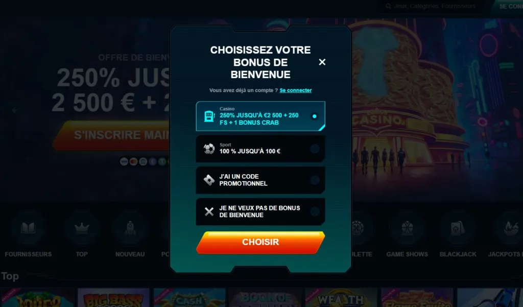 inscription-8-1024x601 Ninlay Casino Avis 2025 - Bonus 500€ + 200FS | Test Complet