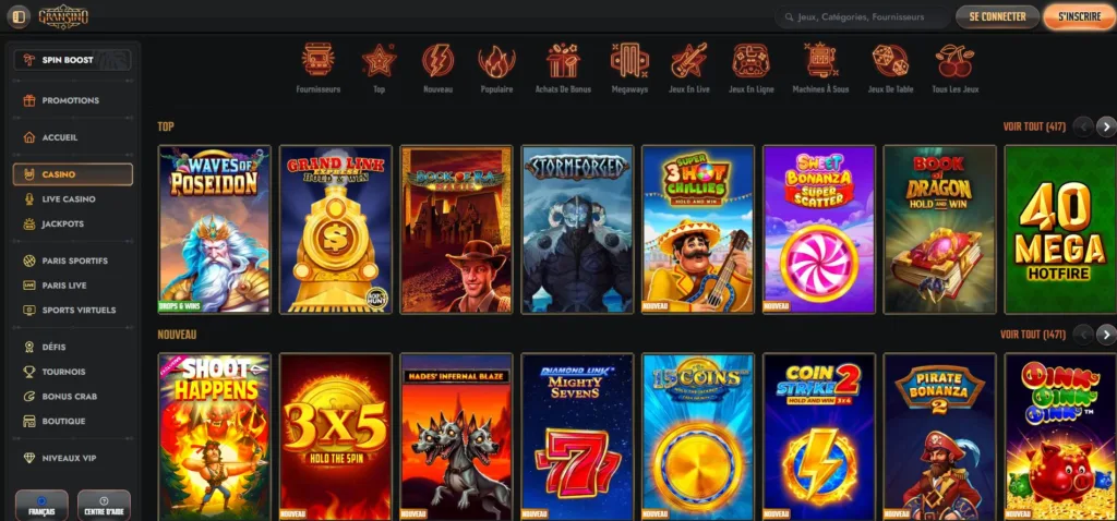 jeux-casino-2-1024x478 Gransino Casino Avis 2025 : Bonus 100% jusqu'à 500€ + 200 FS