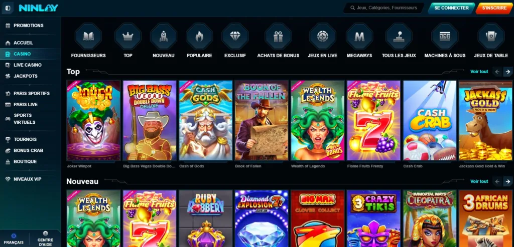 jeux-casino-7-1024x493 Ninlay Casino Avis 2025 - Bonus 500€ + 200FS | Test Complet