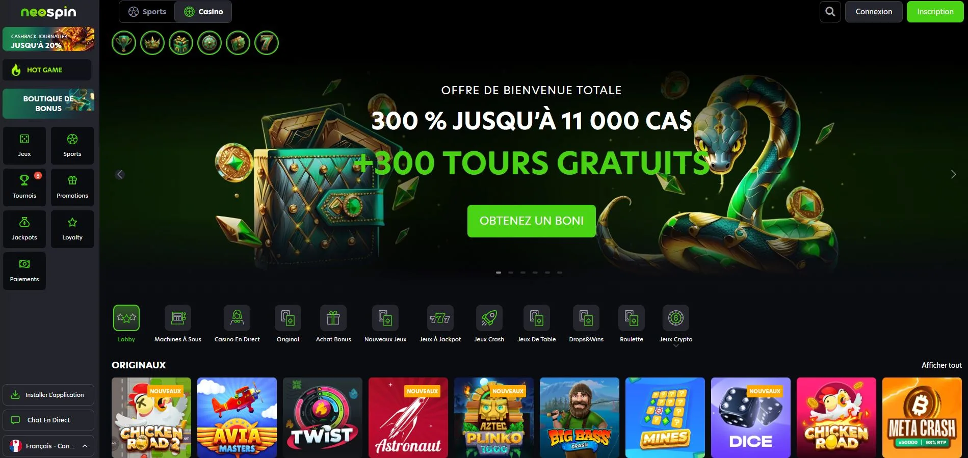 neospin casino