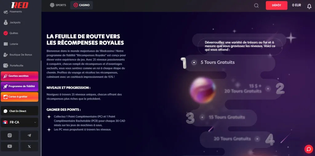 VIP-2-1024x509 Avis 1Red Casino 2025 : Bonus jusqu’à 3 000 € / 5 000 CAD