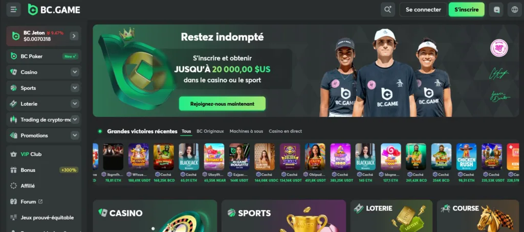 bc-game-accueil-app-1024x454 Casino sans vérification d‘identité : Top 20 casinos no KYC