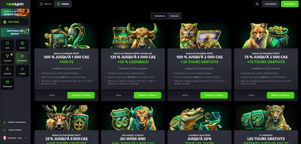 bonus-casino-1-1024x492 Neospin Casino Avis 2025 : Bonus jusqu’à 7000 € / 11000 CAD