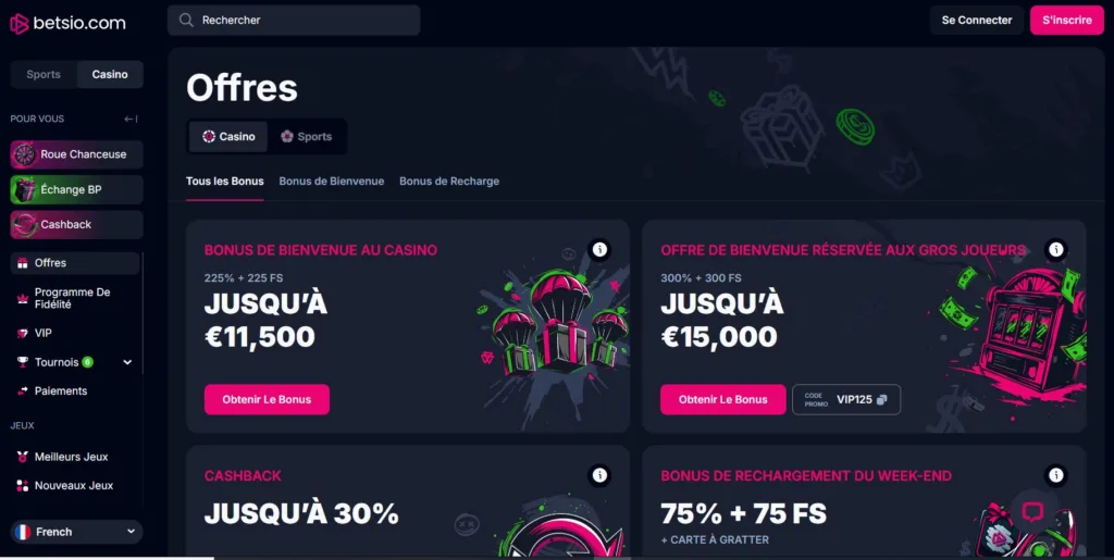 bonus-casino-2-1024x515 Avis Betsio Casino 2025 : Bonus jusqu’à 11 500 € + 225 FS