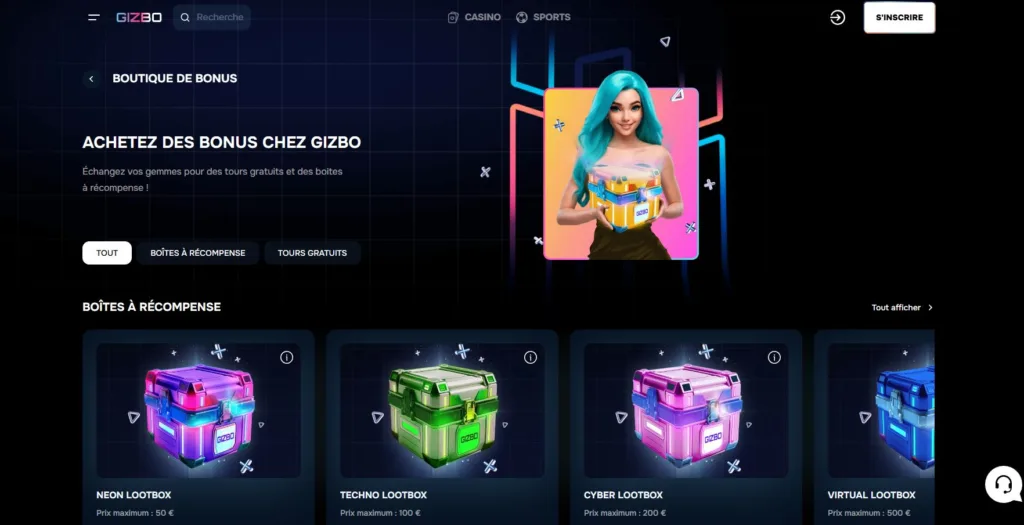 boutique-2-1024x525 Gizbo Casino Avis : Ma revue détaillée sur ce crypto casino
