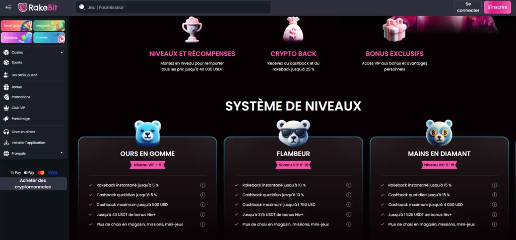 club-vip-1024x478 Rakebit Casino Avis 2025 : Bonus jusqu'à 10 000 USDT