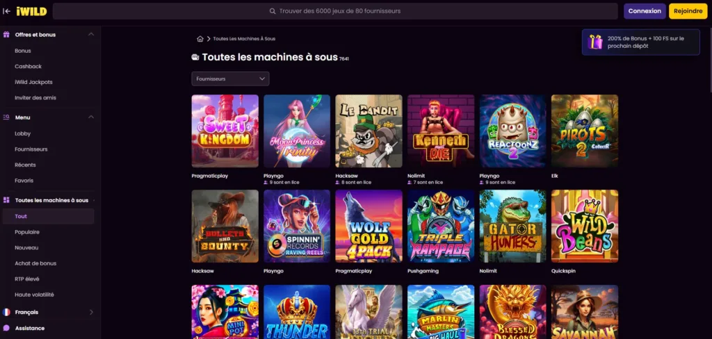 jeux-casino-1024x488 iWild Casino Avis 2025 : Bonus jusqu'à 4 000 € + 400 FS