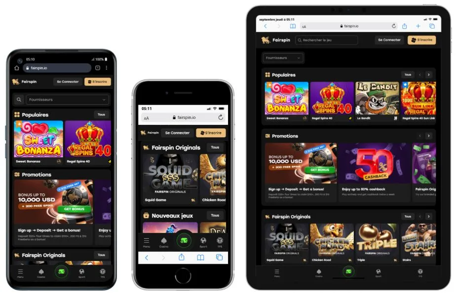 mobile-2 Avis Fairspin Casino 2025 ⭐ Test Complet + Bonus 10k USDT