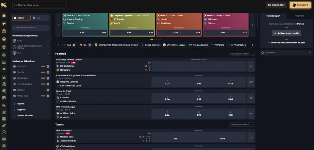 sports-1-1024x490 Avis Fairspin Casino 2025 ⭐ Test Complet + Bonus 10k USDT