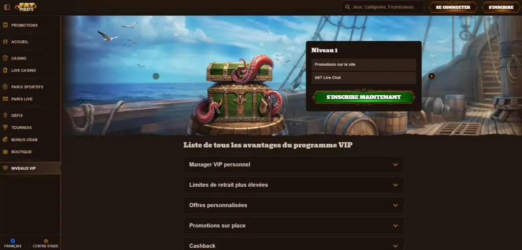vip-1-1024x491 FatPirate Casino Avis 2025 : Ma revue complète et détaillée