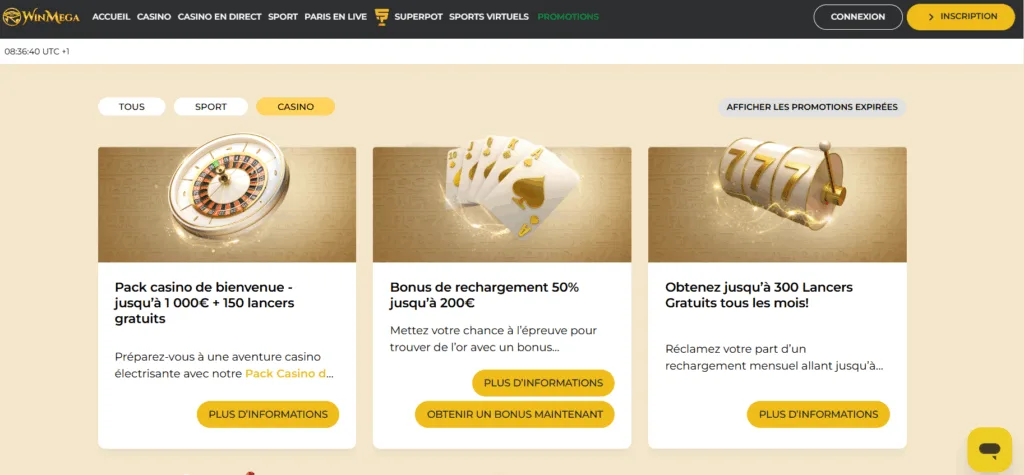 bonus-1-1024x475 Avis sur WinMega Casino | Test Complet & Bonus - 2025