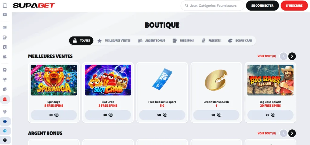 boutique-3-1024x481 SupaBet Casino Avis 2025 | Bonus 500 € + 200 free spins