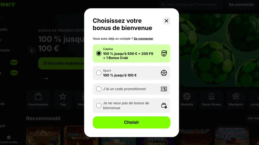 inscription-5-1024x573 Spinit Casino Avis 2025 | Test & Bonus jusqu’à 500€ + 200 FS