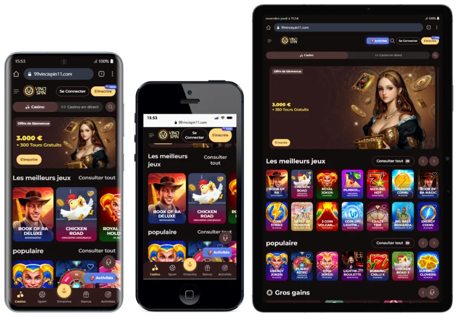 mobile-1 VinciSpin Casino 2025 : mon avis sur ce casino crypto
