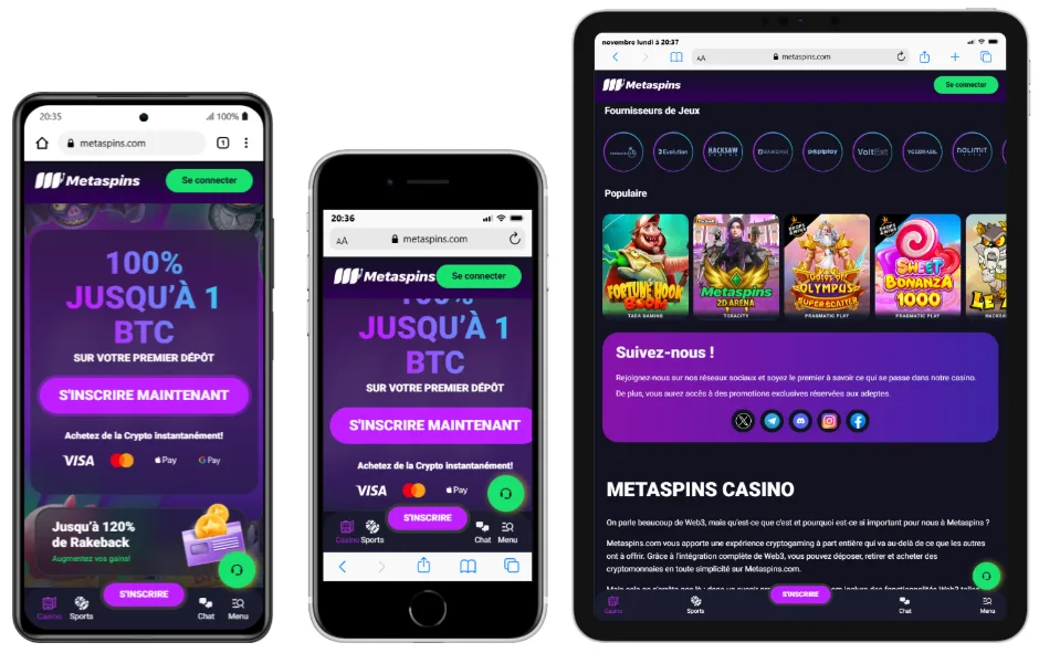 mobile-3 Metaspins Casino Avis 2025 | Bonus 100 % jusqu'à 1 BTC