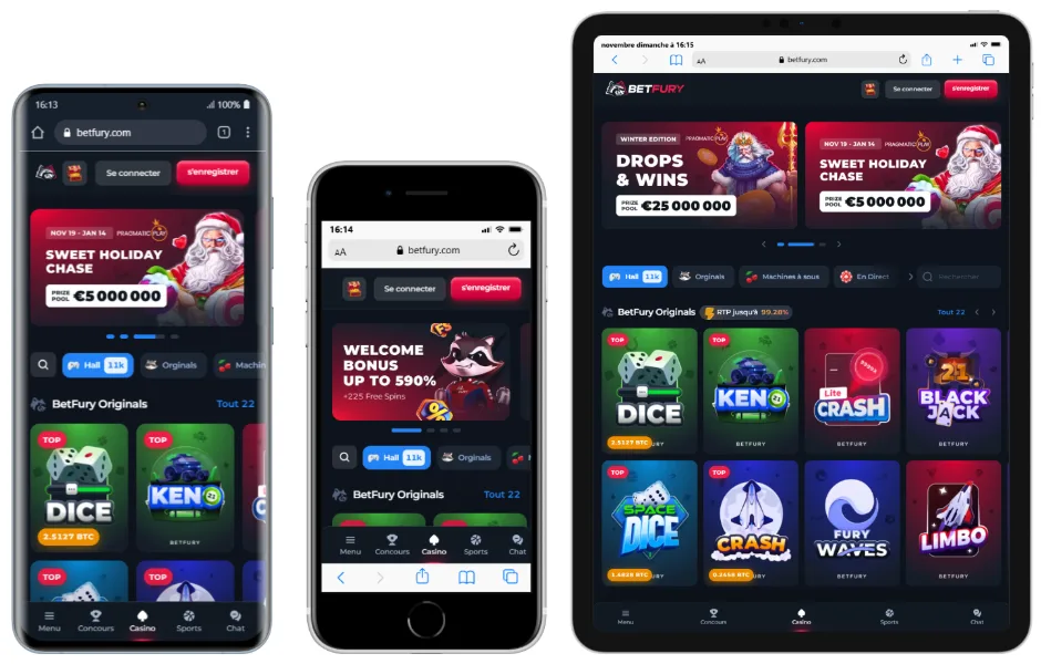mobile-casino-1 Betfury Casino Avis 2025 | Bonus jusqu’à 590 % + 225 FS