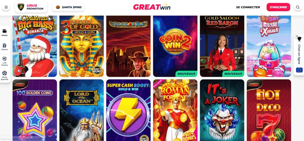 jeux-casino1-1024x478 Avis GreatWin Casino : Test et bonus jusqu’à 500 € + 200 FS