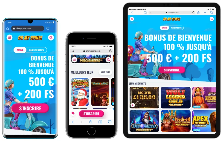 mobile-4 OhMySpin Casino avis 2026 : Ma revue sur ce casino crypto