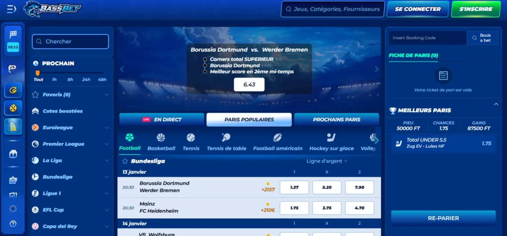 accueil-sports-2-1024x477 BassBet Casino Avis 2026 : Bonus jusqu’à 500 € + 200 FS