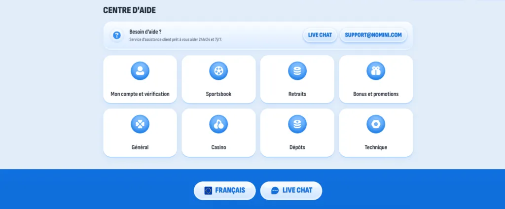 aide-5-1024x424 Avis Nomini Casino 2026 : Revue complète & bonus 500 €
