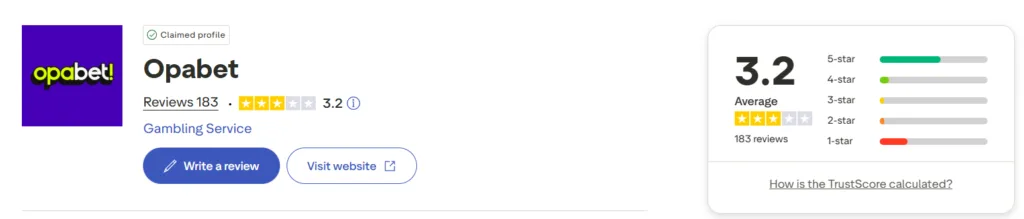 avis-trustpilot-2-1024x219 Opabet Casino Avis 2026 : Revue et bonus jusqu’à 500 €