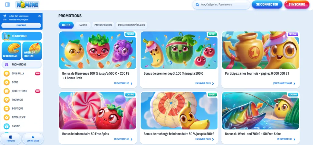 bonus-1024x476 Avis Nomini Casino 2026 : Revue complète & bonus 500 €