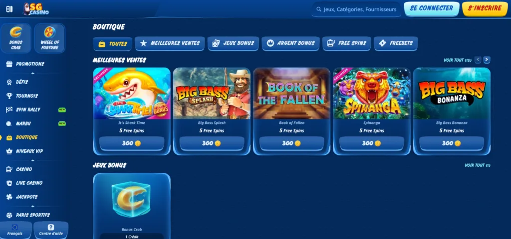 boutique-4-1024x480 SGCasino Avis 2026 🎰 | Test complet du site crypto & bonus