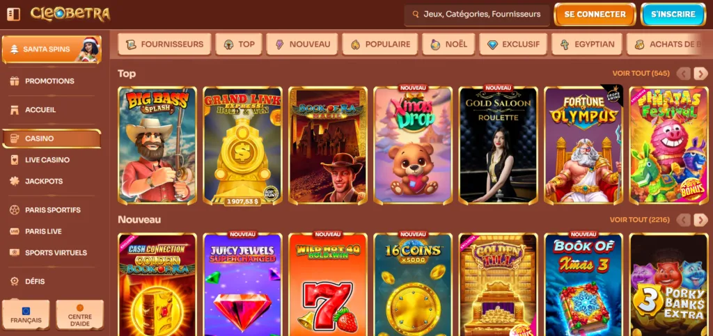 jeux-1-1024x483 Cleobetra Casino Avis 2026 : Bonus jusqu’à 1 000 € + 350 FS