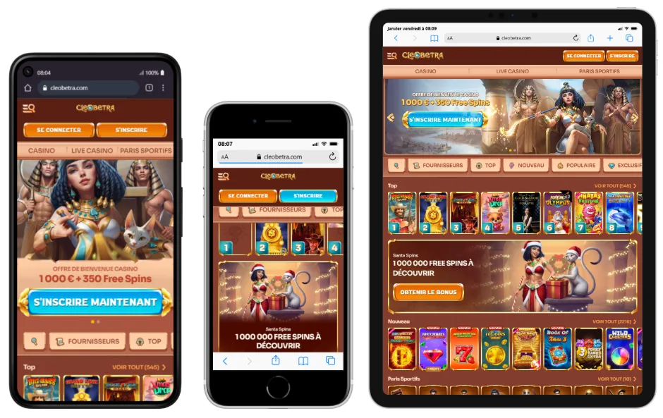 mobile-1 Cleobetra Casino Avis 2026 : Bonus jusqu’à 1 000 € + 350 FS