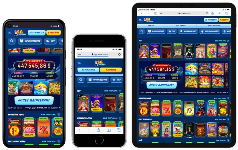 mobile-4 SGCasino Avis 2026 🎰 | Test complet du site crypto & bonus