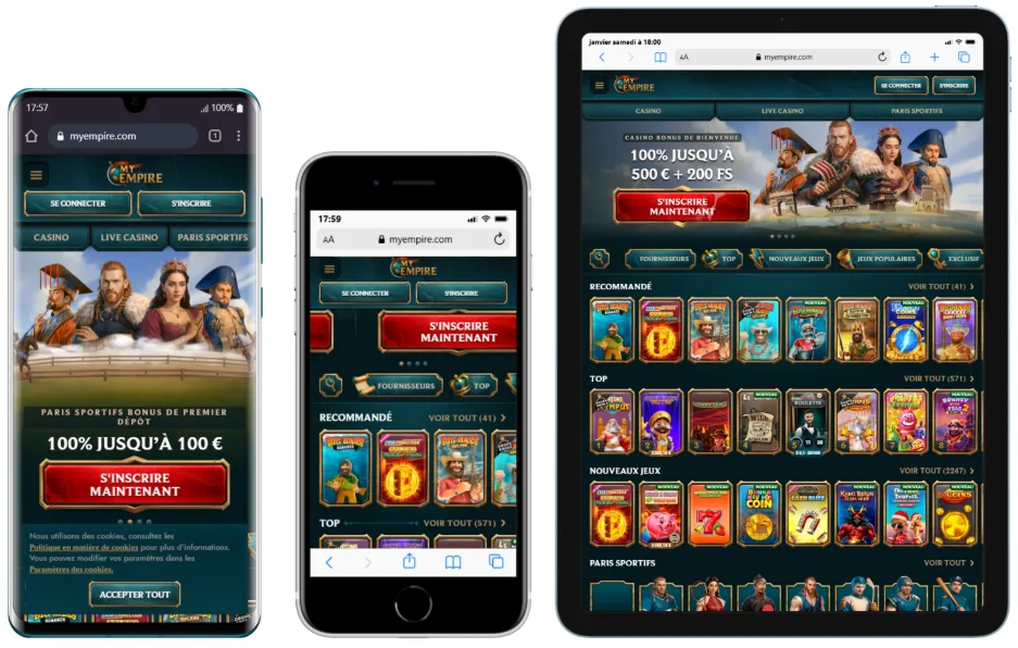 mobile-5 Avis MyEmpire Casino 2026 : Test & bonus jusqu’à 500 €
