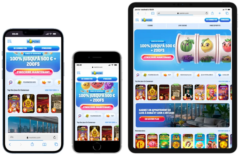 mobile-7 Avis Nomini Casino 2026 : Revue complète & bonus 500 €